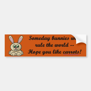 Someday Bunnies Bumper Sticker
