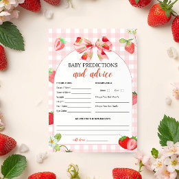 Someone Berry Sweet | Baby Predictions & Advice Invitation
