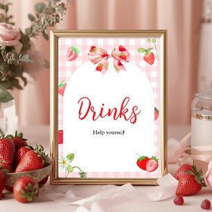 Someone Berry Sweet    Drinks Table Sign