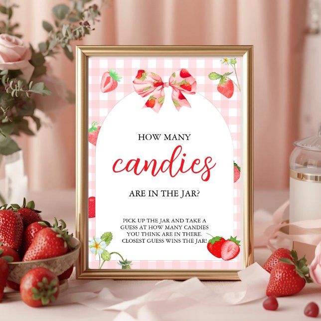 Someone Berry Sweet  | Guess How Many Table Sign (Creator Uploaded)