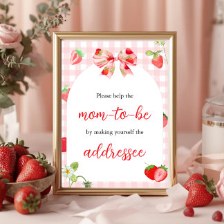Someone Berry Sweet | Mum-To-Be Table Sign