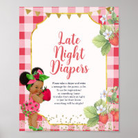 Someone Berry Sweet Strawberry Late Night Diapers