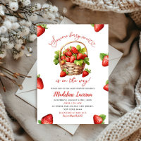 Someone Berry Sweet Strawberry Theme Baby Shower