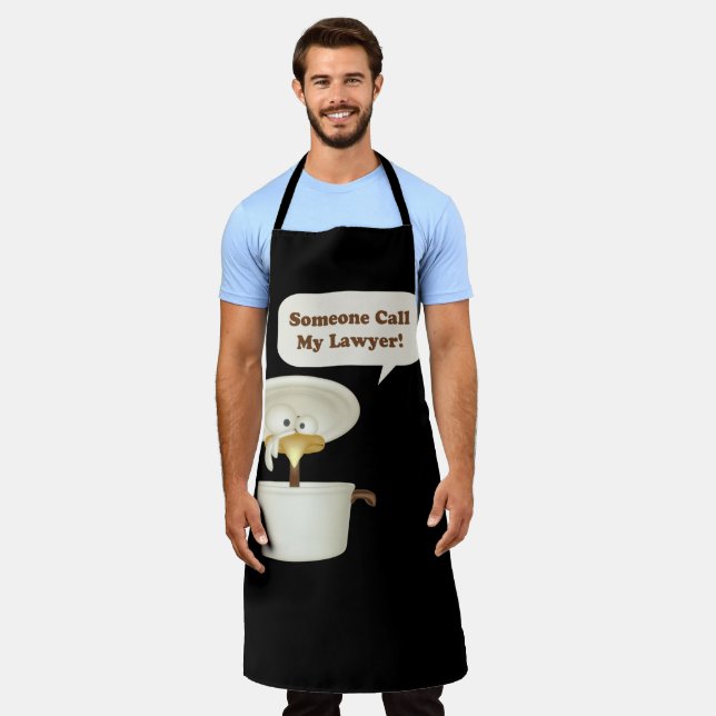 Someone call my lawyer apron (Worn)