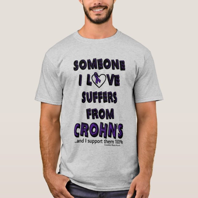 Someone I Love...Crohn's T-Shirt (Front)
