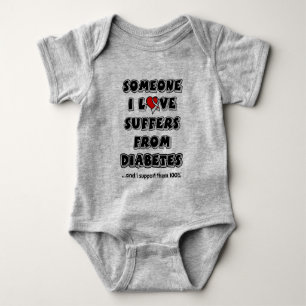 Someone I Love...Diabetes Baby Bodysuit