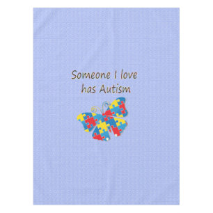 Someone I love has autism (multi) Tablecloth