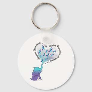 Someone I Love Needs A Cure Suicide Prevention Awa Key Ring