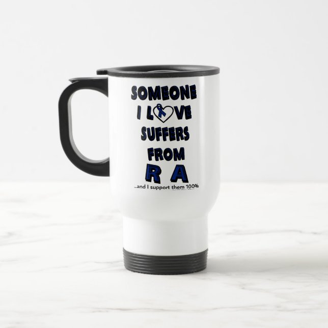 Someone I Love...RA  Travel Mug (Left)