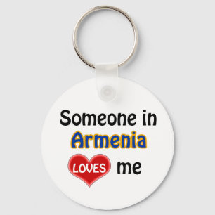 Someone in Armenia Loves me Key Ring