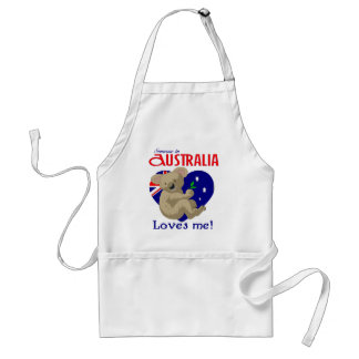 Someone in Australia Loves Me Koala Standard Apron