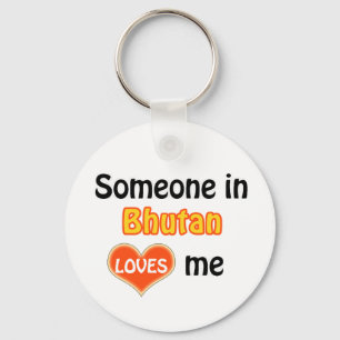 Someone in Bhutan Loves Key Ring