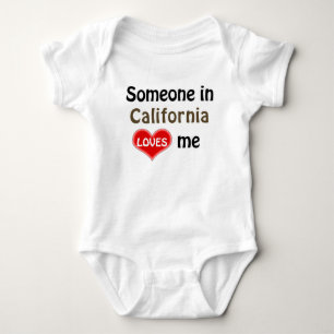 Someone in California loves me Baby Bodysuit