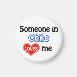 Someone in Chile loves me Magnet