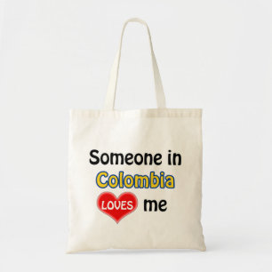 Someone in Colombia loves me Tote Bag