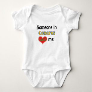 Someone in Comoros loves me Baby Bodysuit