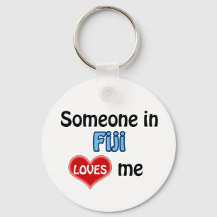Someone in Fiji Loves me Key Ring