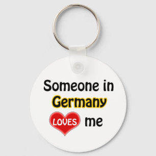 Someone in Germany Loves me Key Ring