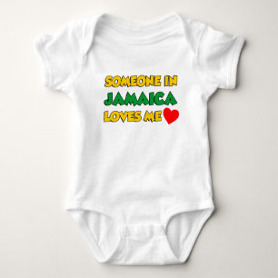 Someone In Jamaica Loves Me Baby Bodysuit