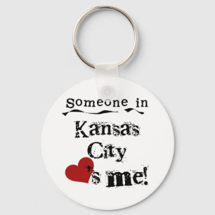 Someone in Kansas City Key Ring