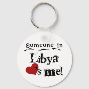 Someone In Libya Loves Me Key Ring
