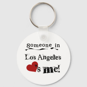 Someone in Los Angeles Key Ring