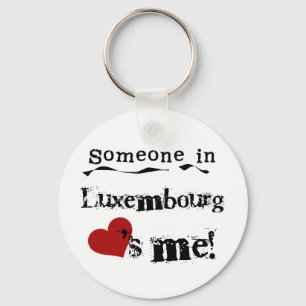 Someone In Luxembourg Loves Me Key Ring