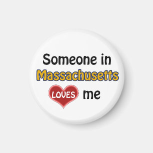 Someone in Massachusetts loves me Magnet