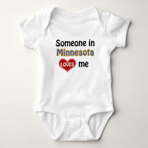 Someone in Minnesota loves me Baby Bodysuit
