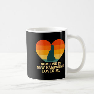 Someone In New Hampshire Loves Me Nh Us State Retr Coffee Mug