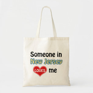 Someone in New Jersey loves me Tote Bag