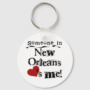 Someone in New Orleans Key Ring