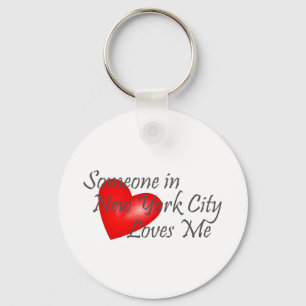Someone in New York City Loves Me Key Ring