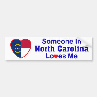 Someone In North Carolina Loves Me Bumper Sticker
