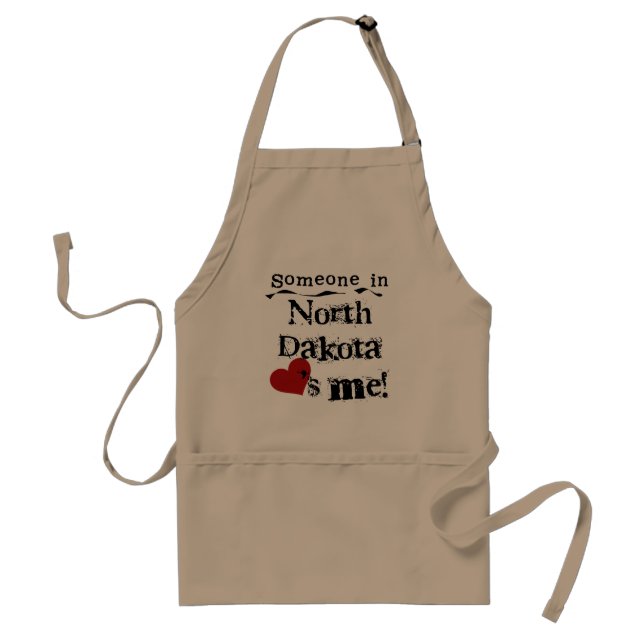 Someone In North Dakota Loves Me Standard Apron (Front)