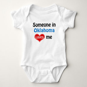 Someone in Oklahoma loves me Baby Bodysuit