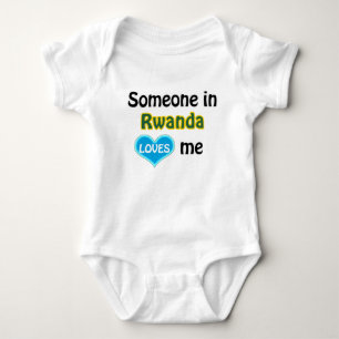 Someone in Rwanda loves me Baby Bodysuit