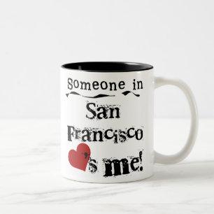 Someone in San Francisco Two-Tone Coffee Mug