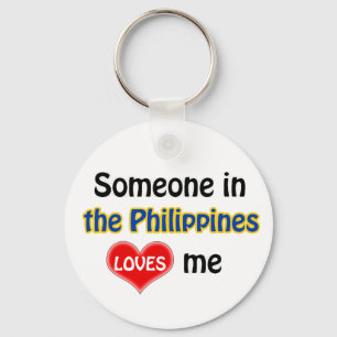 Someone in the Philippines Loves me Key Ring