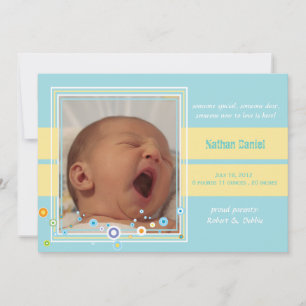 Someone new - Baby announcement card