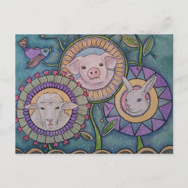 'Someone not Something' postcard (Front)