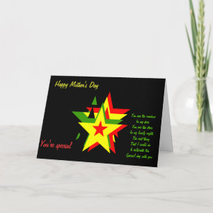 Someone special mother's day greeting card