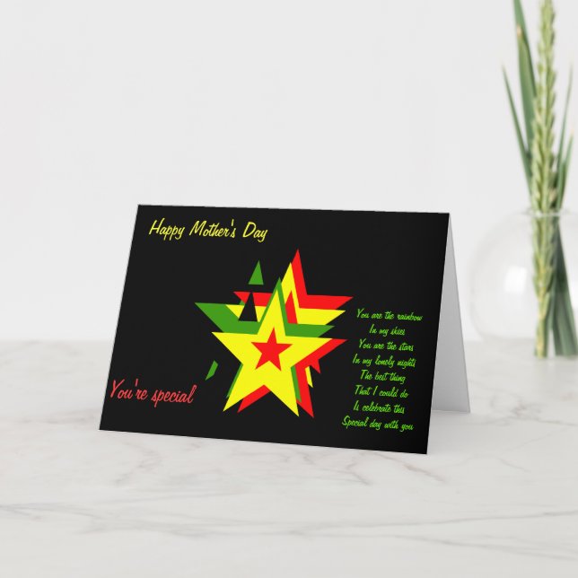 Someone special mother's day greeting card (Front)