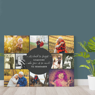 Someone to Remember Remembrance Photo Collage Canvas Print
