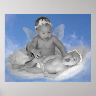 Someone To Watch Over Me - Black & White Print