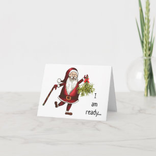 SOMEONE WANTS TO MEET UNDER THE MISTLETOE CARD