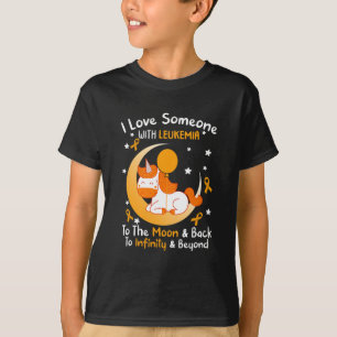 Someone With Leukaemia Awareness Orange Ribbon Wom T-Shirt