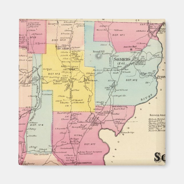 Somers, Town Magnet (Front)