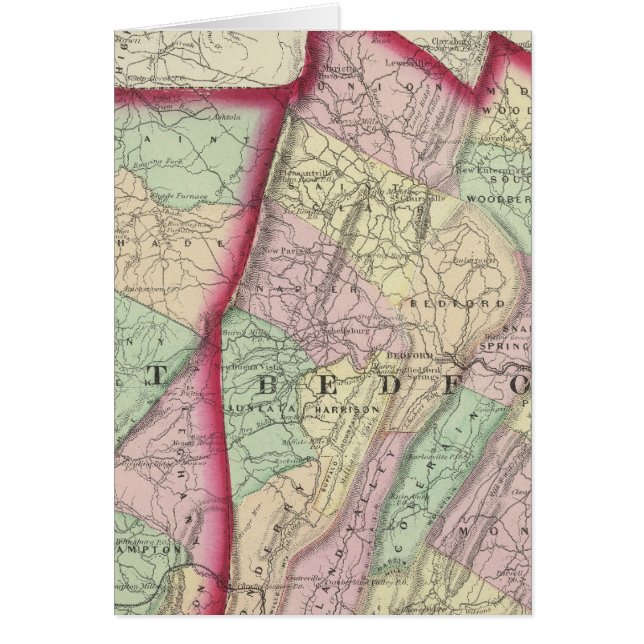 Somerset, Bedford, Fulton counties (Front)