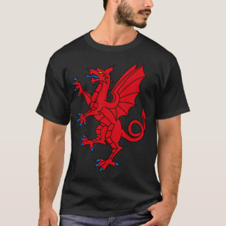 Somerset Flag A Dragon Rampart on a Yellow Field T-Shirt